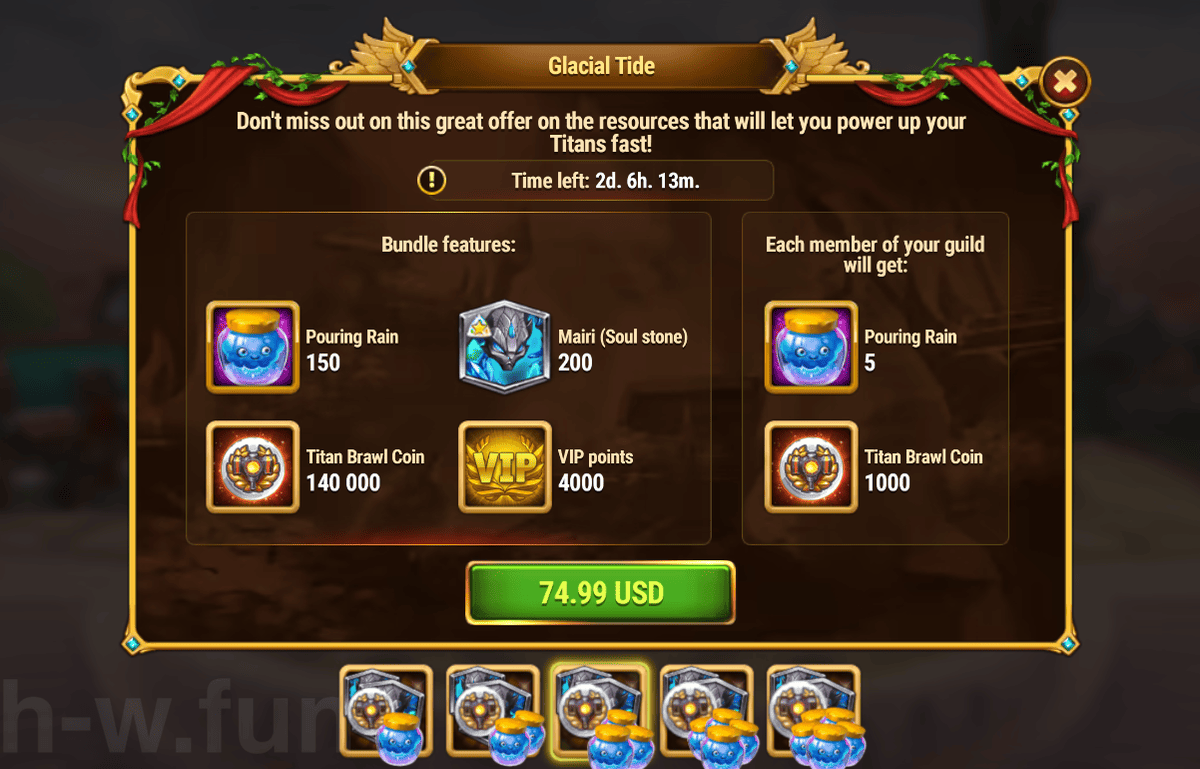 [Hero Wars Guide] Glacial Tide Bundle