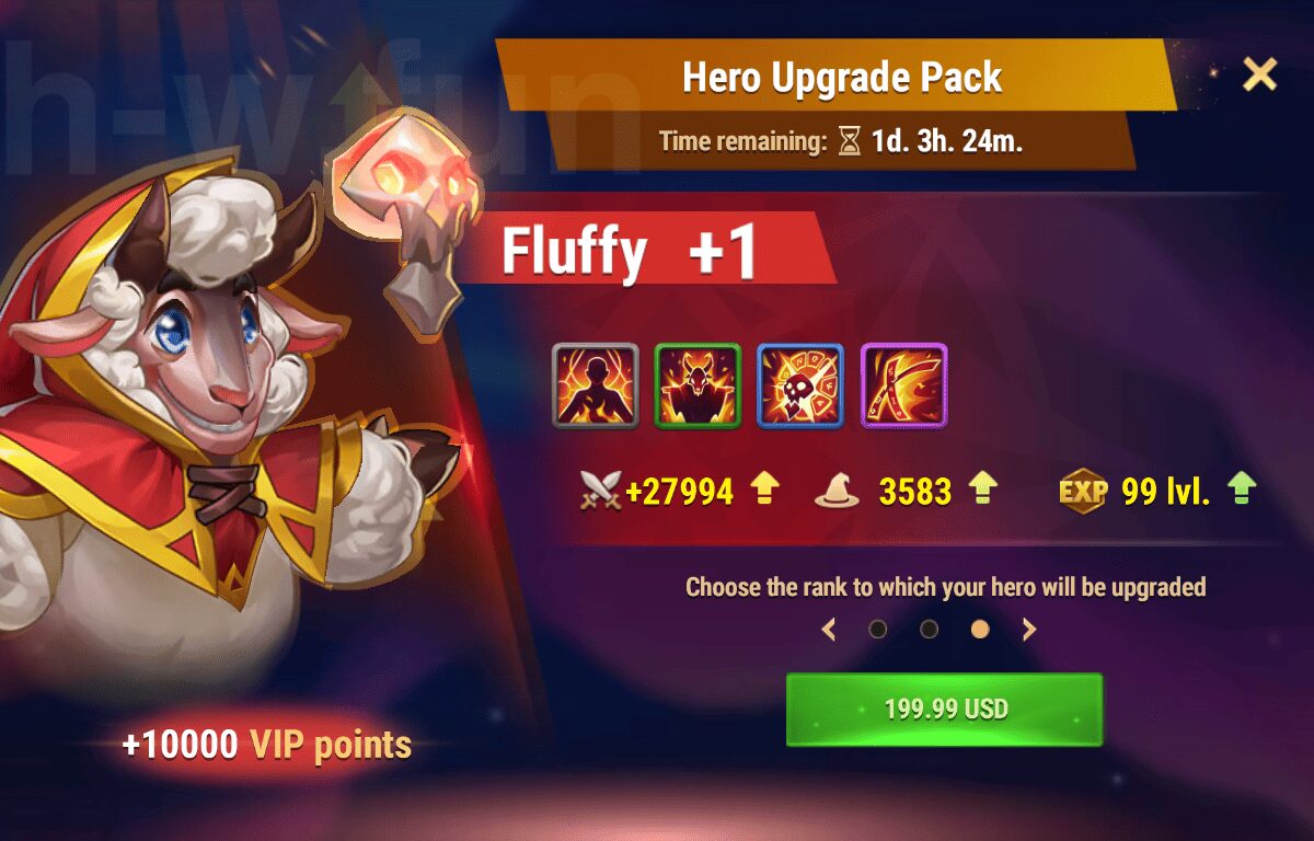 [Hero Wars Guide]Hero Upgrade Pack (Fluffy)