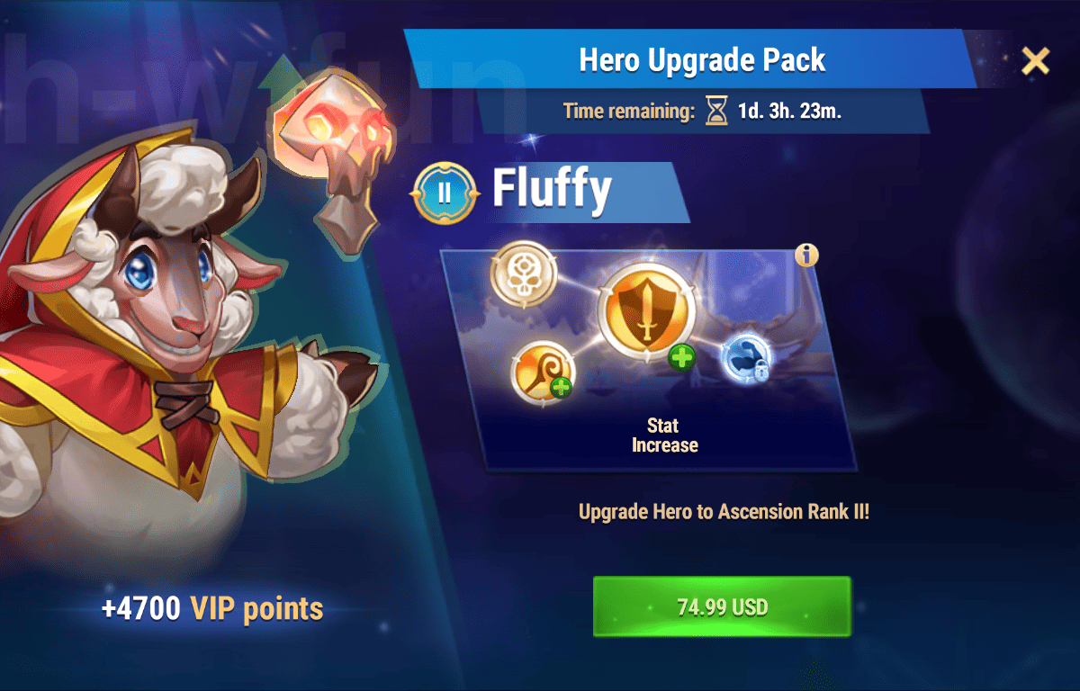 [Hero Wars Guide]Hero Upgrade Pack (Fluffy)