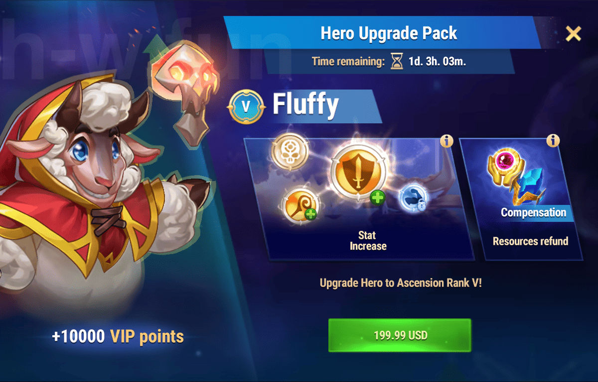 [Hero Wars Guide]Hero Upgrade Pack (Fluffy)