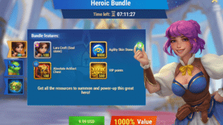 [Hero Wars Guide]Heroic Bundle (Lara Croft and TMNT)
