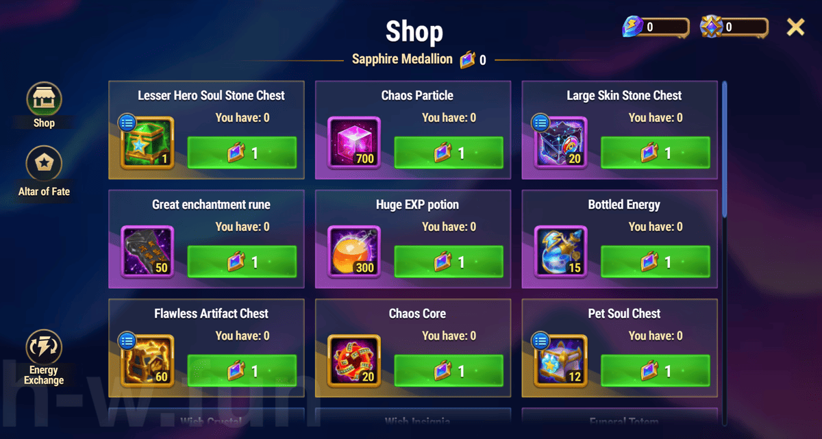 [Hero Wars Guide] Not According to Plan Festival Shop