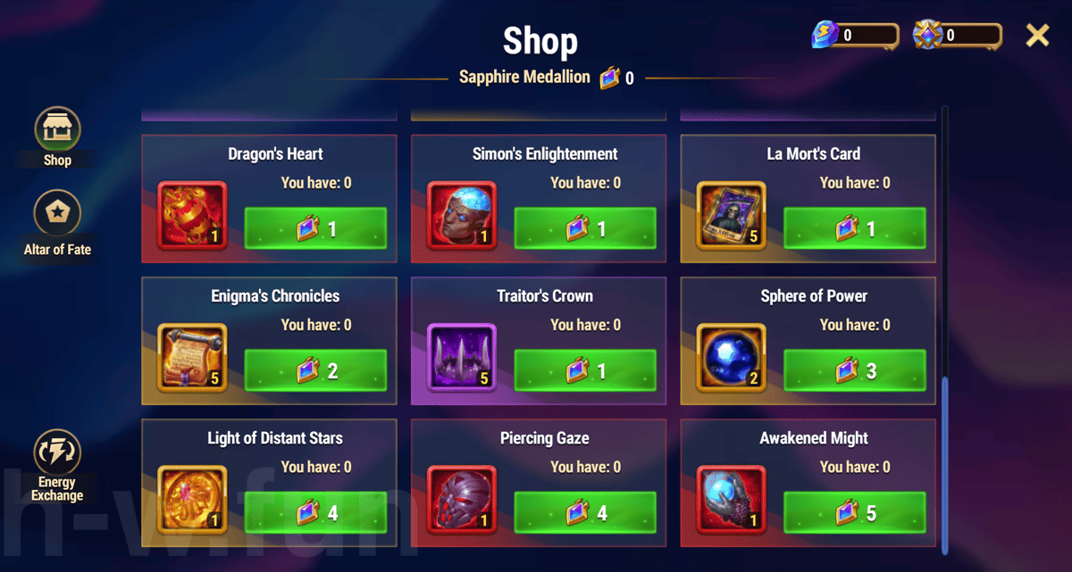 [Hero Wars Guide] Not According to Plan Festival Shop