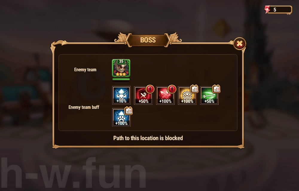 [Hero Wars Guide] Adventure1 Best Route Boss