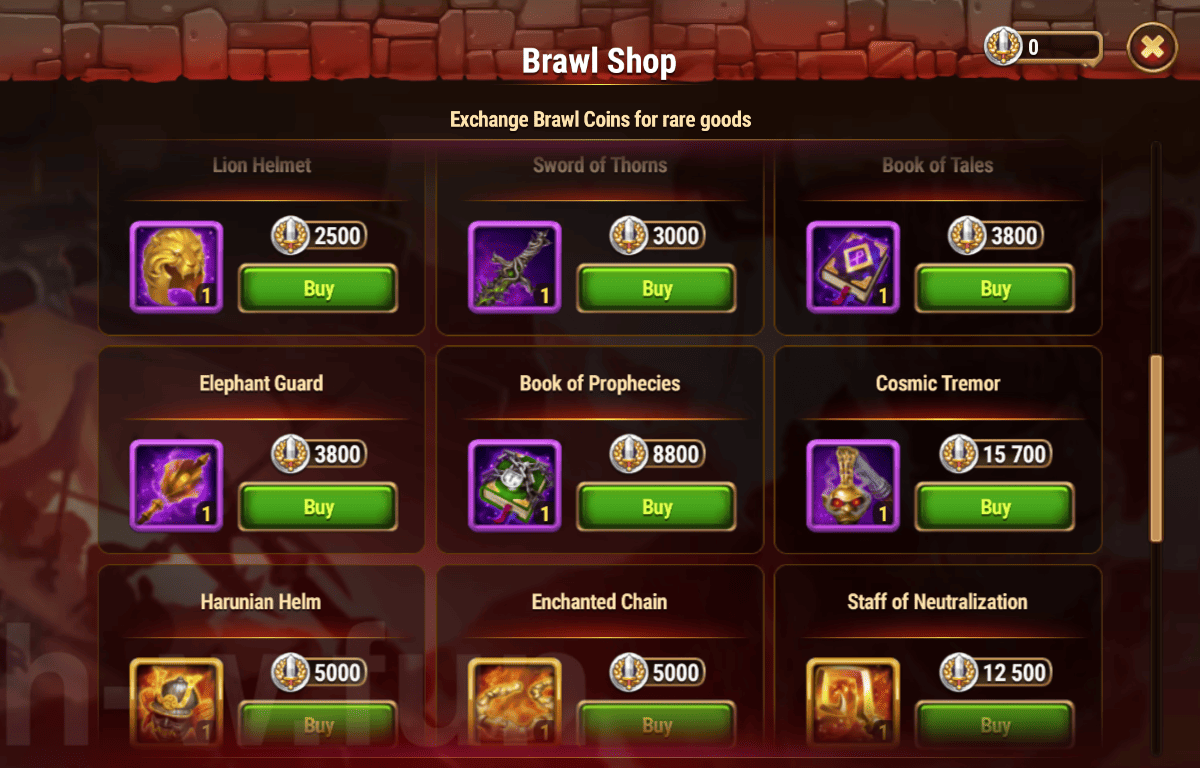 [Hero Wars Guide] Brawl Shop (Electra)