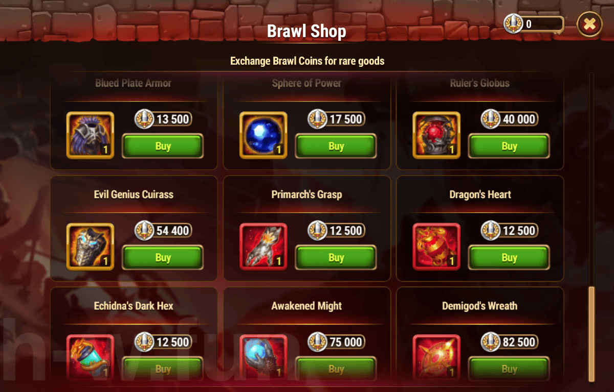 [Hero Wars Guide] Brawl Shop (Electra)