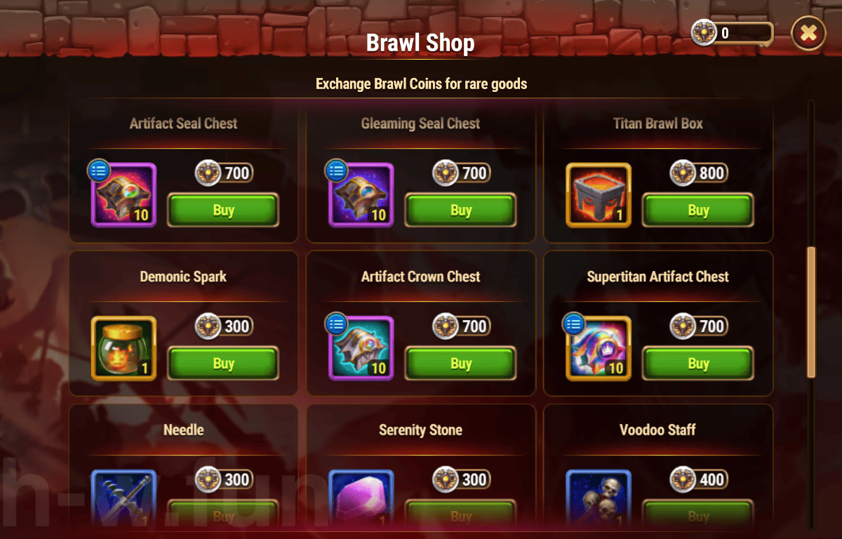 [Hero Wars Guide] Brawl Shop Ignis (Event)