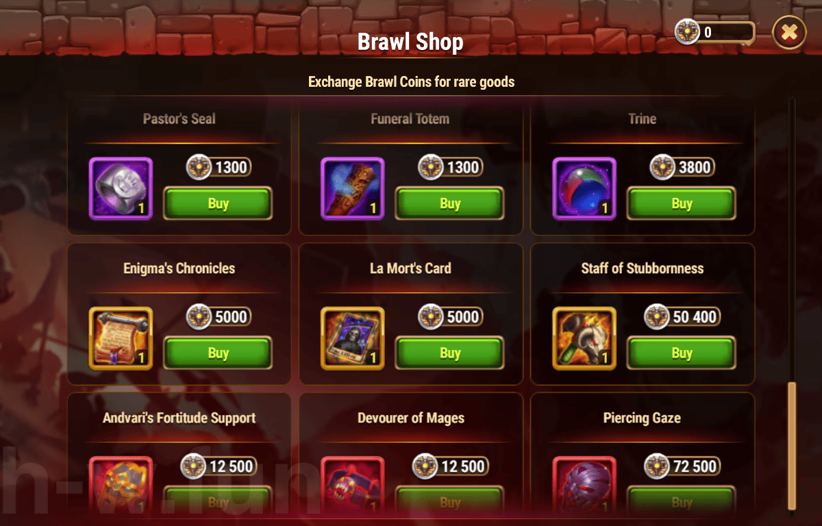 [Hero Wars Guide] Brawl Shop Ignis (Event)