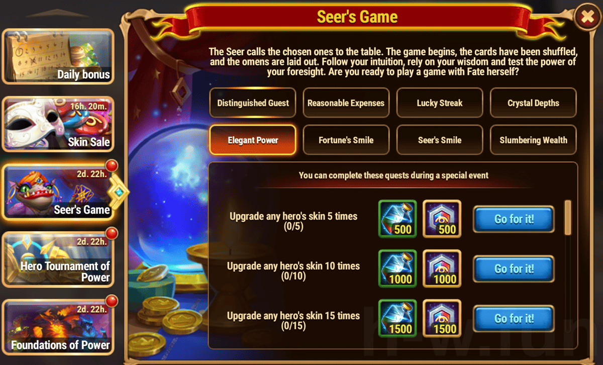 [Hero Wars Guide]Seer's Game Quests