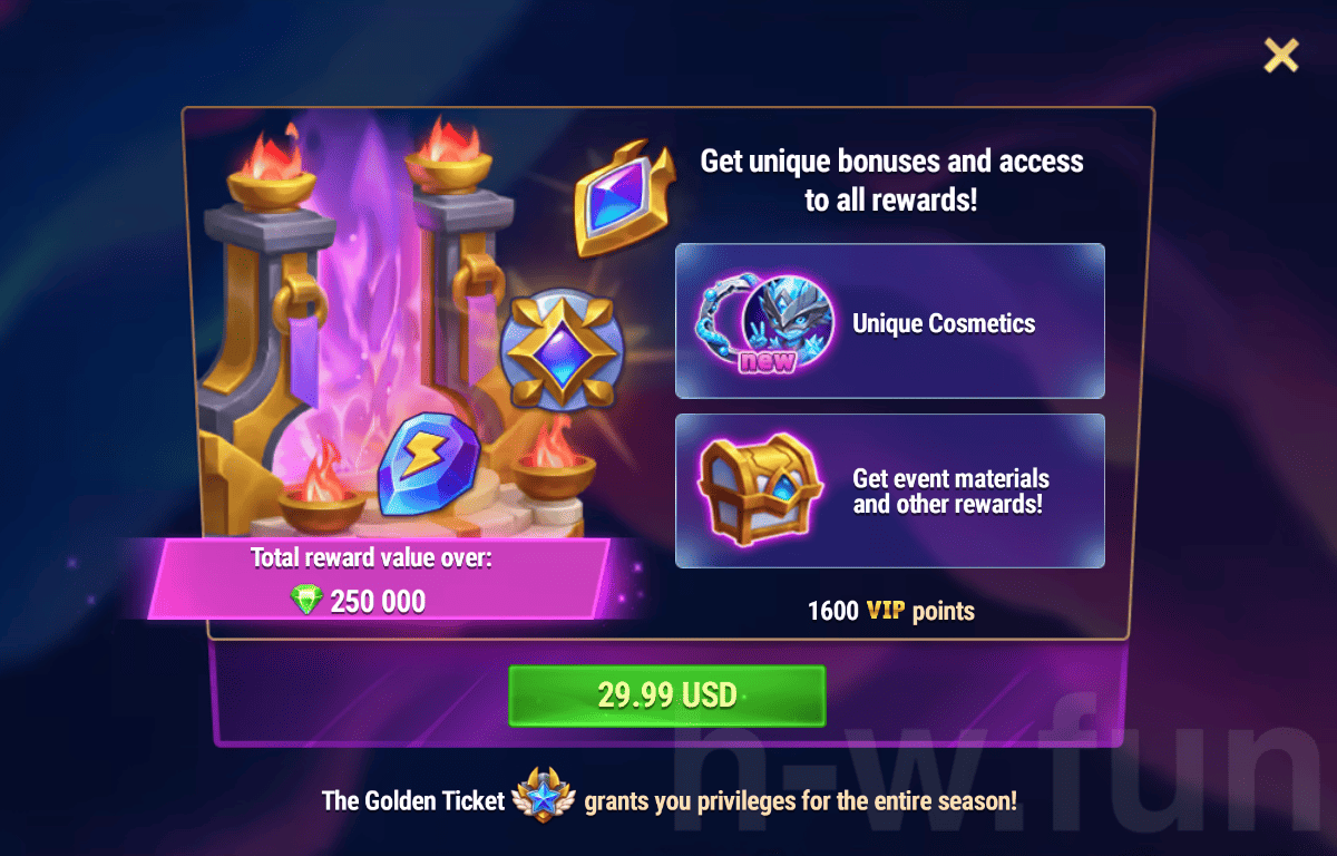 [Hero Wars Guide] Tidus Pass