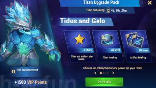[Hero Wars Guide] Titan Upgrade Pack (Tidus and Gelo)