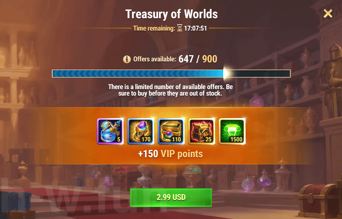 [Hero Wars Guide] Treasury of Worlds