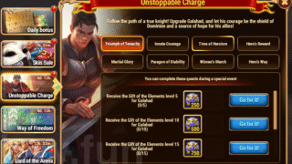 [Hero Wars Guide] Unstoppable Charge Tasks (Galahad upgrade event)