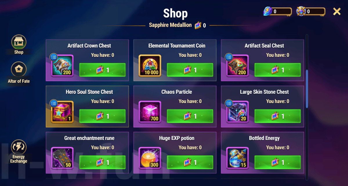 [Hero Wars Guide] Way of Freedom Festival Shop