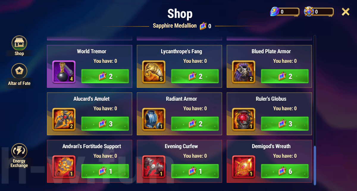 [Hero Wars Guide] Way of Freedom Festival Shop