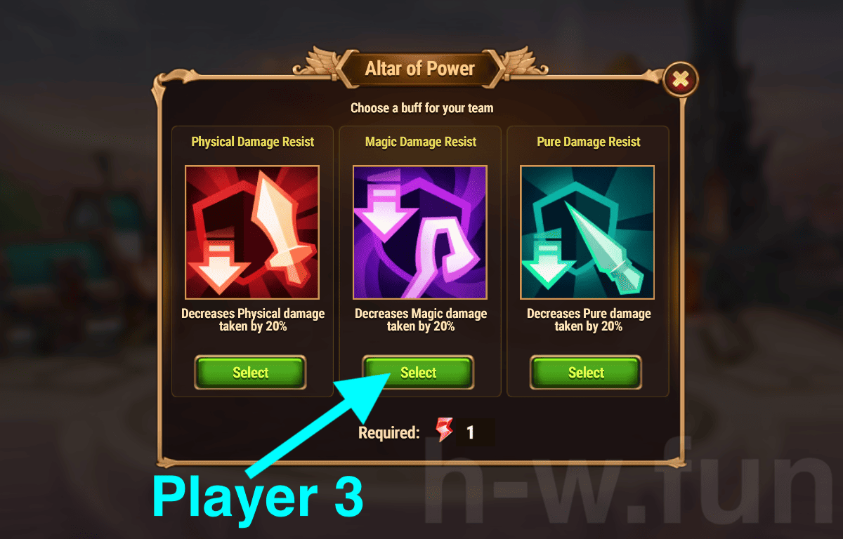 [Hero Wars Guide] adventures 13-11 Best Route Buffs