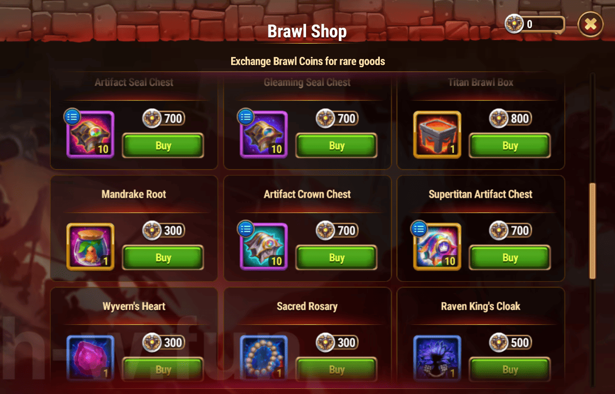 [Hero Wars Guide] Brawl Shop Avalon