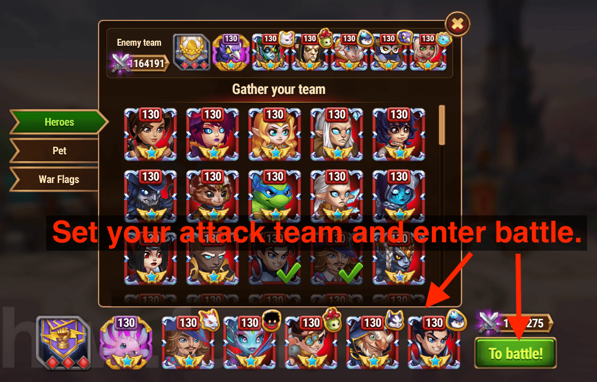 [Hero Wars Guide] CoW Combat Training Manual