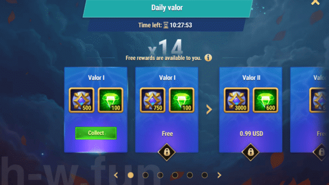 [Hero Wars Guide] Daily valor
