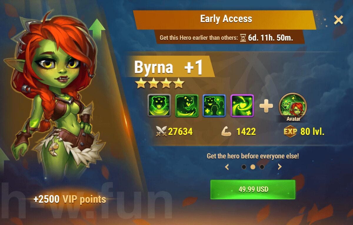 [Hero Wars Guide] Early Access (Byrna)