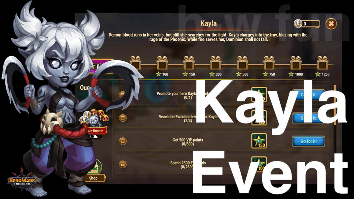 [Hero Wars Guide] Hero Brawls Kayla tasks