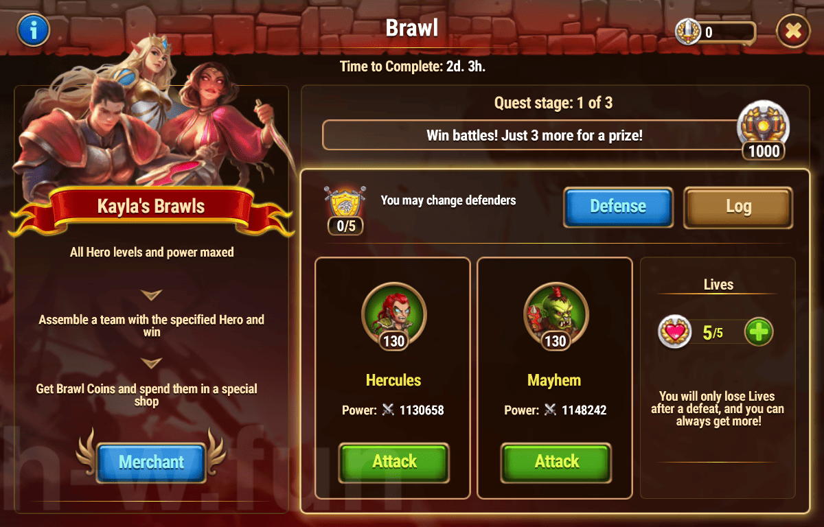 [Hero Wars Guide] Hero Brawls Kayla
