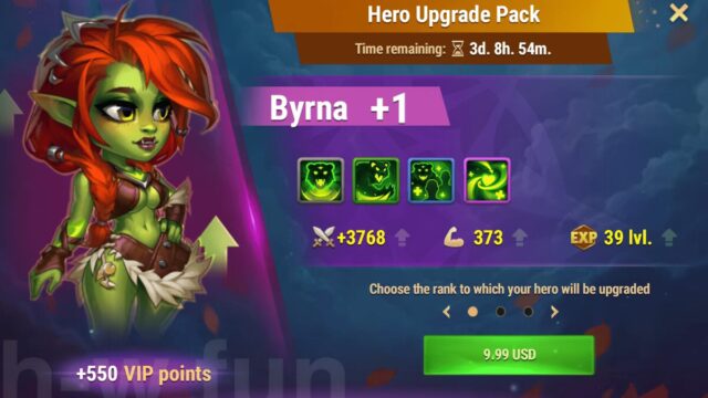 [Hero Wars Guide] Hero Upgrade Pack (Byrna)