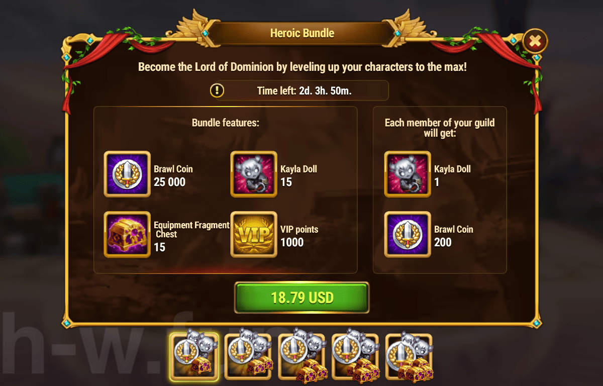 [Hero Wars Guide] Heroic Bundle Kayla