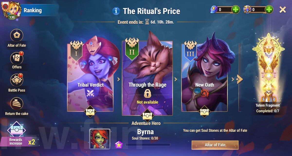 [Hero Wars Guide] The Ritual's Price (Byrna Event)