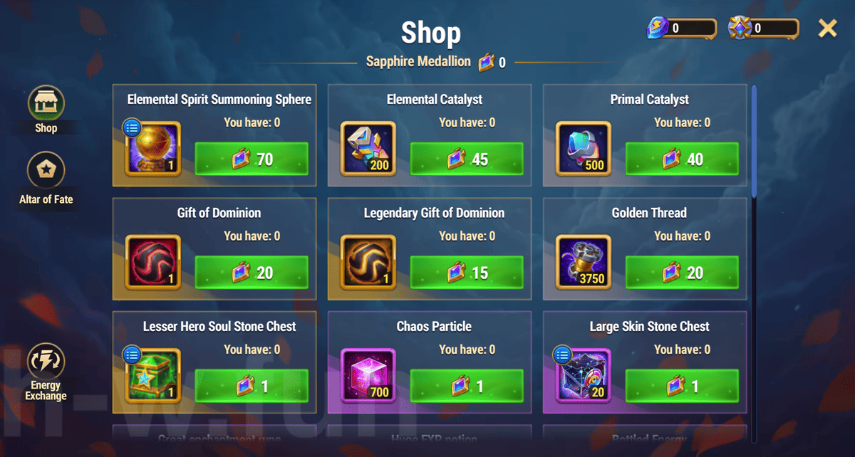 [Hero Wars Guide]Festival Shop (The Ritual's Price)