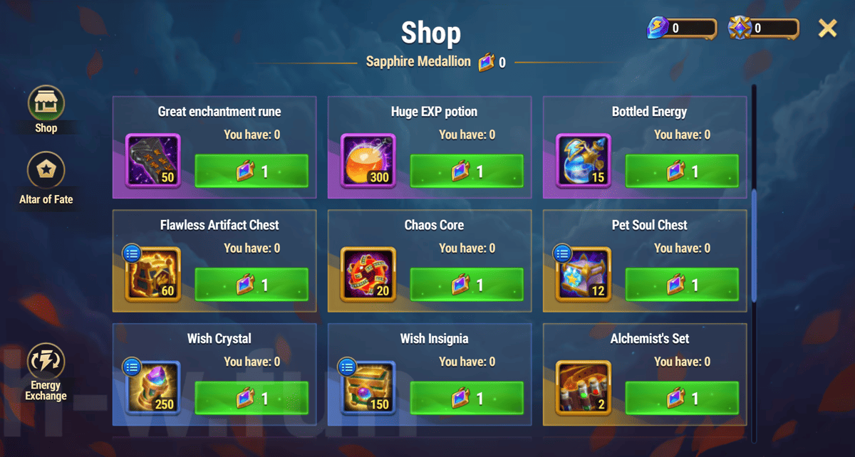 [Hero Wars Guide]Festival Shop (The Ritual's Price)