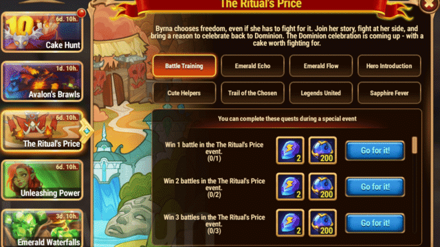 [Hero Wars Guide] The Rituals Price Quest