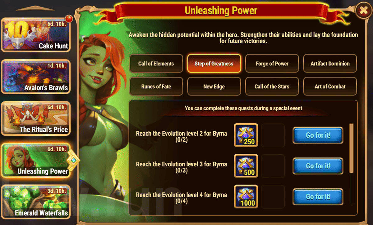 [Hero Wars Guide] Unleashing Power (Byrna)