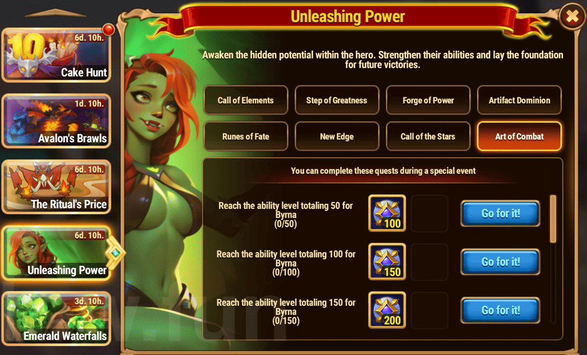 [Hero Wars Guide] Unleashing Power (Byrna)