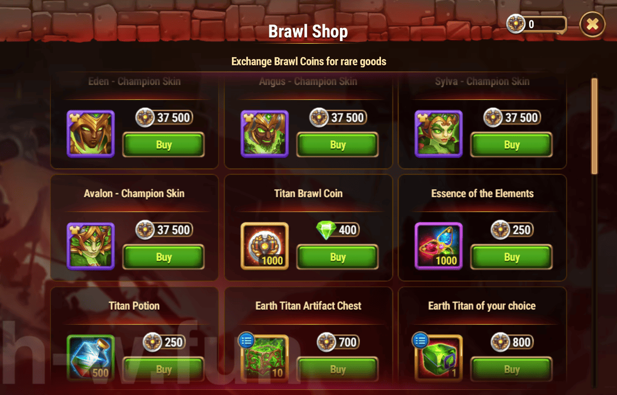 [Hero Wars Guide] Brawl Shop Angus (Event)