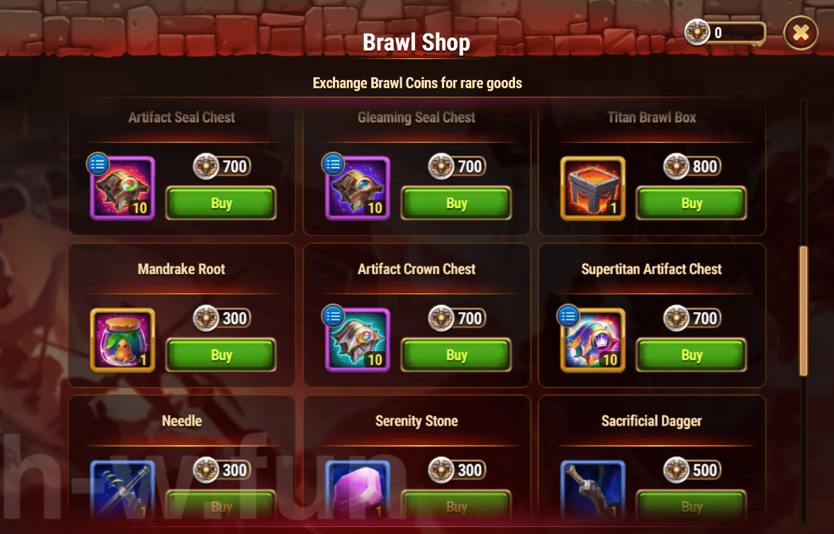 [Hero Wars Guide] Brawl Shop Angus (Event)