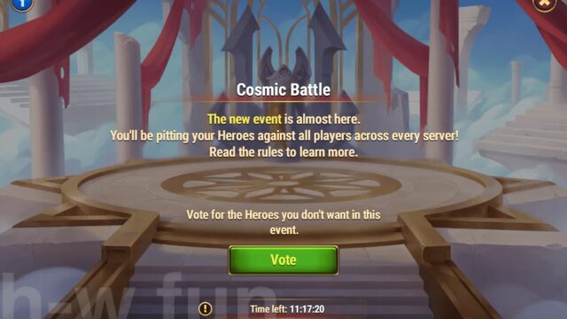 [Hero Wars Guide] Cosmic Battle Ban Phase