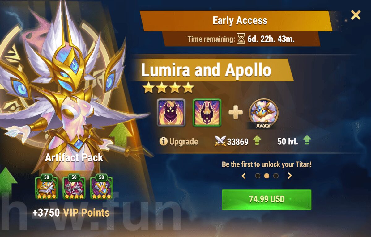 [Hero Wars Guide] Early Access (Lumira and Apollo)_