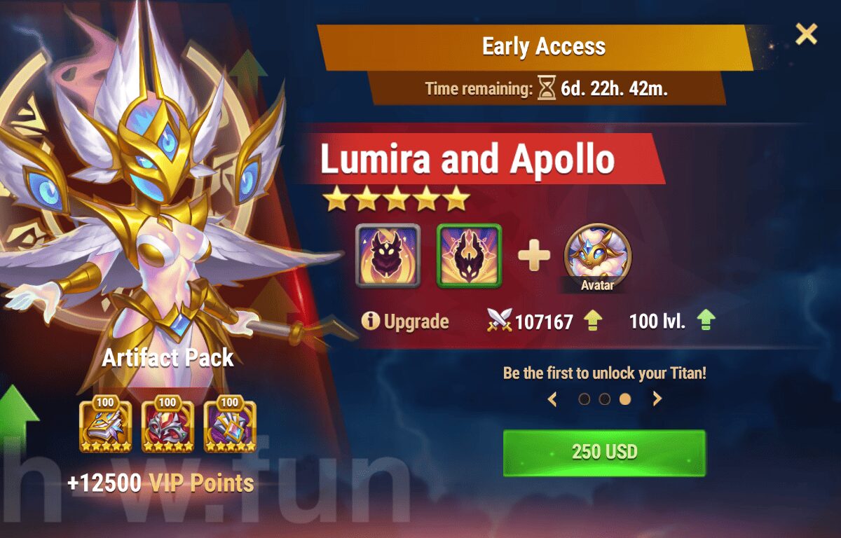 [Hero Wars Guide] Early Access (Lumira and Apollo)