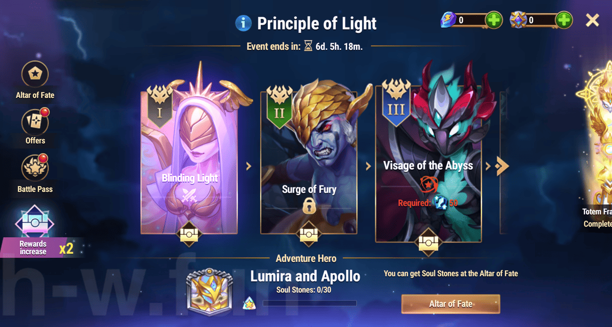 [Hero Wars Guide] Principle of Light