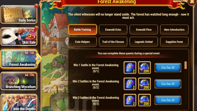 [Hero Wars Guide] Forest Awakening Quest