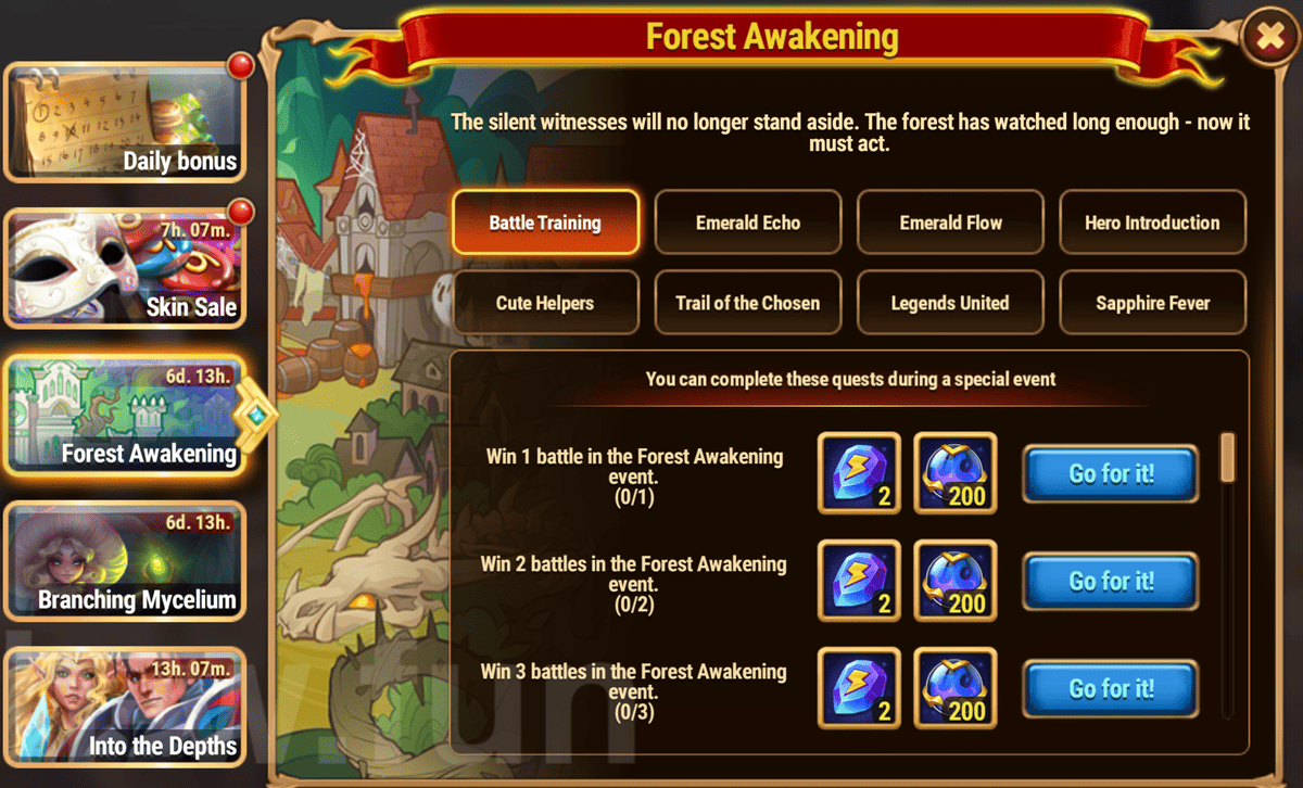 [Hero Wars Guide] Forest Awakening Quest