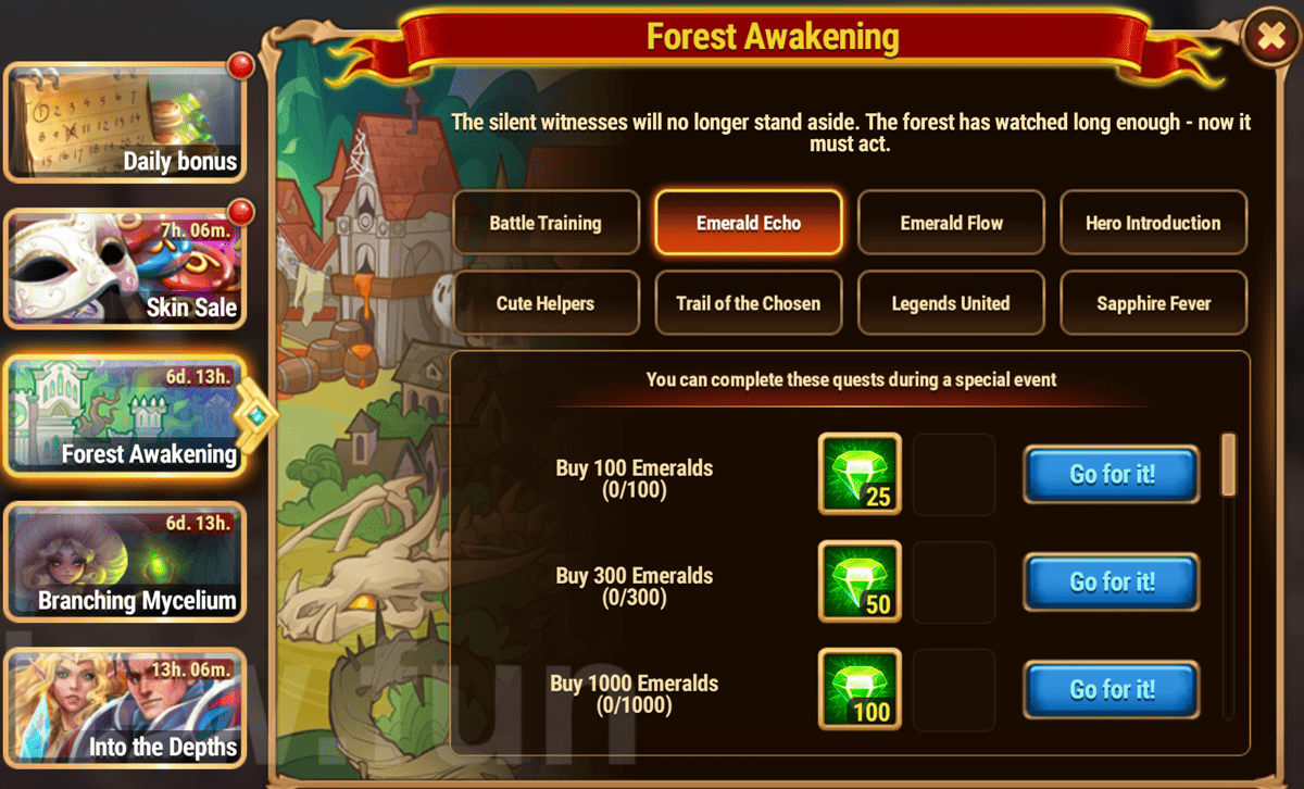 [Hero Wars Guide] Forest Awakening Quest