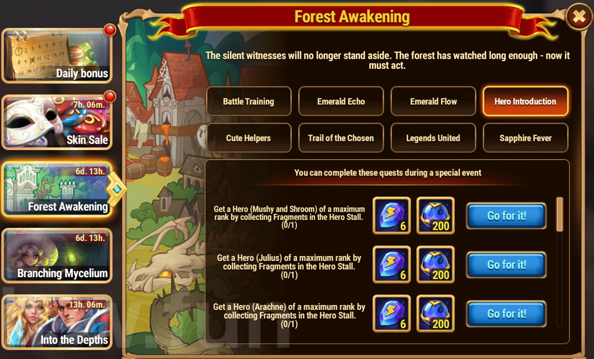 [Hero Wars Guide] Forest Awakening Quest