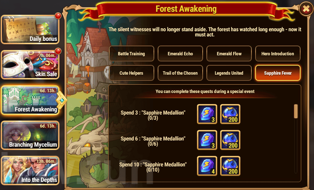 [Hero Wars Guide] Forest Awakening Quest