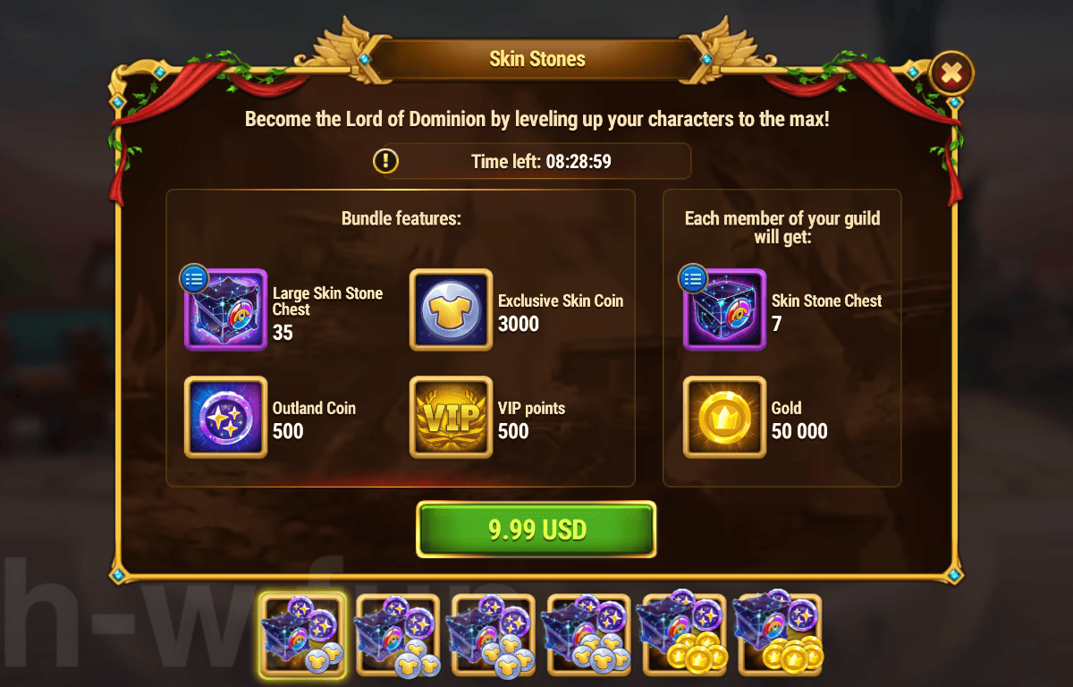 [Hero Wars Guide] Skin Stone Bundle