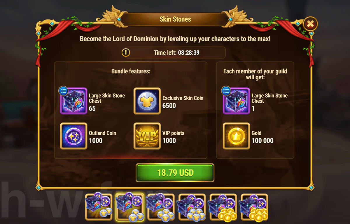 [Hero Wars Guide] Skin Stone Bundle
