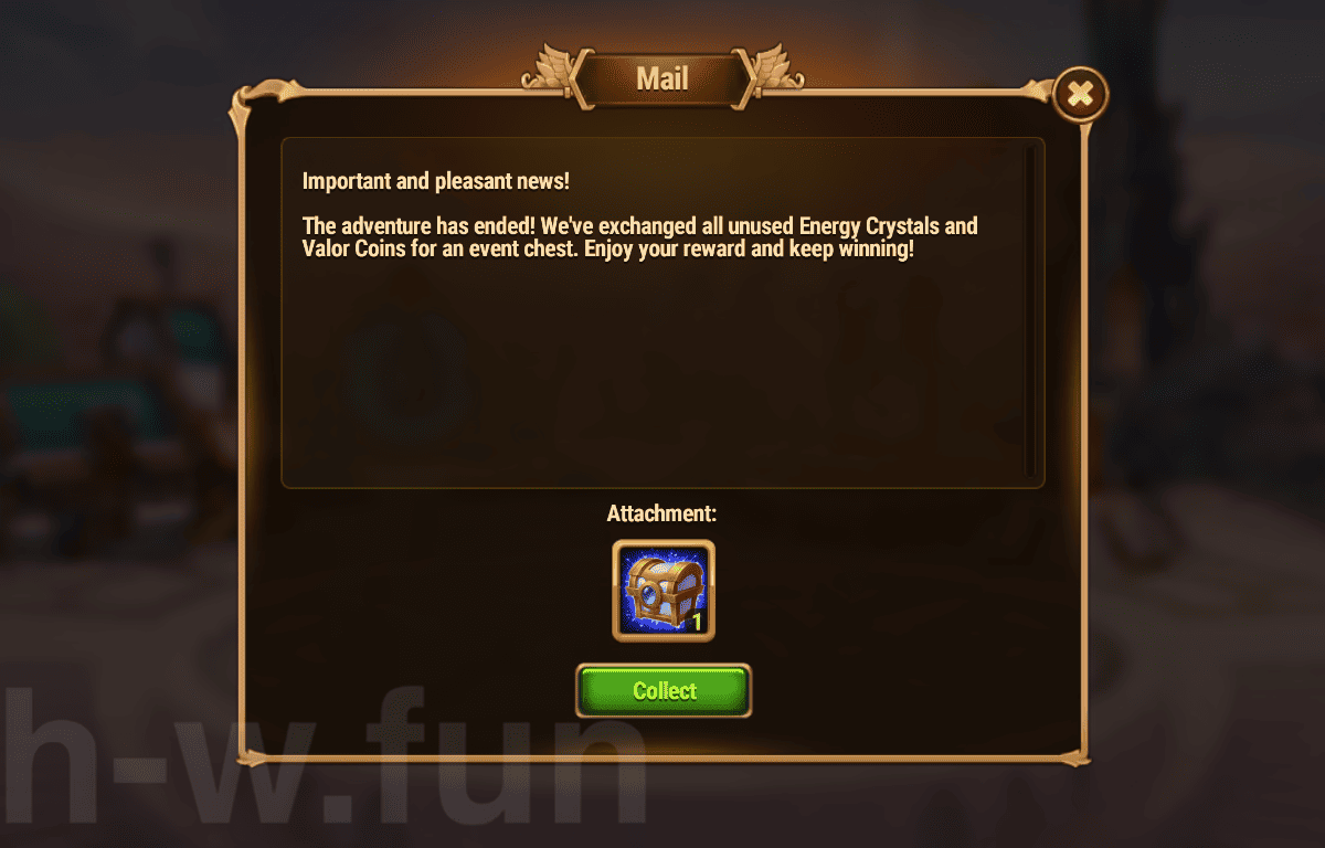 [Hero Wars] Reward Assembly Adventure
