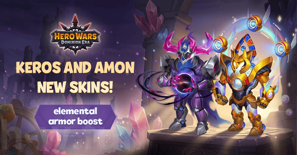 [Hero Wars Guide] Amon and Keros Mechanical Skins
