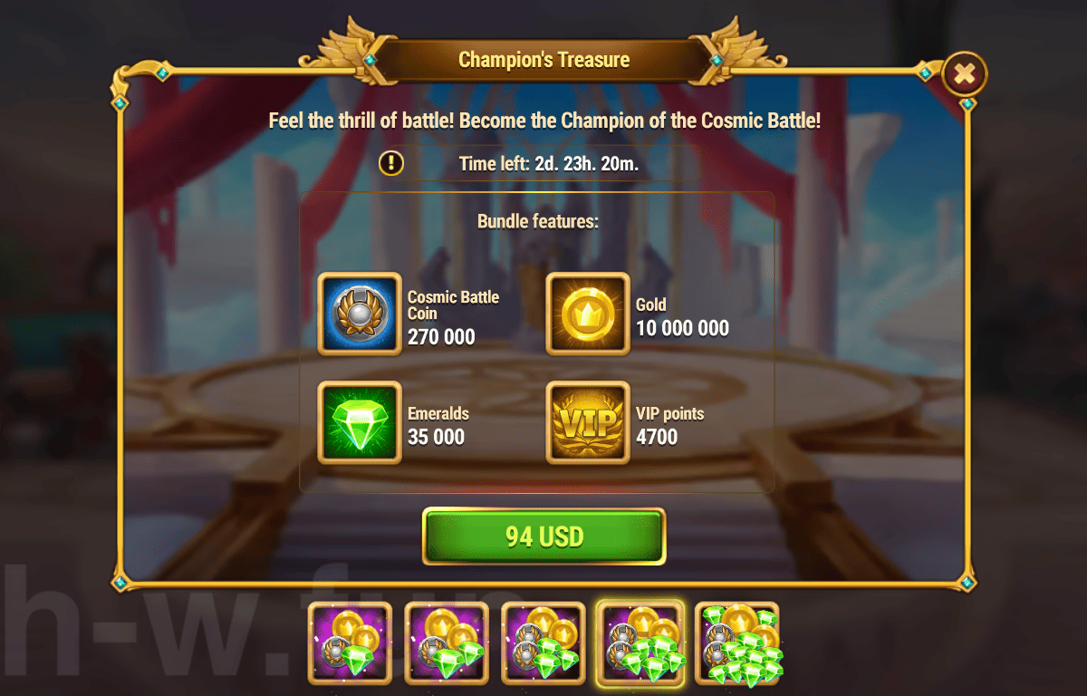 [Hero Wars Guide] Champion’s Treasure